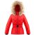Girl's 1003 Scarlet Red9 Poivre Blanc Ski Jacket