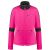 Girls' Stretch Polar Fleece Poivre Blanc 1701 Magenta Pink Jacket