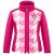 Girl's 1500 Fancy Magenta Poivre Blanc Fleece Jacket