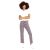 Women's Volcom Stoned Straight Coral Haze Jeans