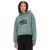 Longo Hoodie Sea Green for Women