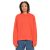 Stone Heart Up Crew Bright Red Sweatshirt Woman