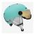 Casque de Ski Salomon GROM VISOR Bleu Enfant