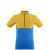 Men's Millet Trilogy Fragment Zip Blue T-Shirt