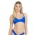 Haut de Maillot de Bain Volcom Simply Solid Crop True Blue Femme