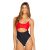 Swimsuit Volcom Coco 1pc Black Woman
