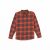 Shirt Caden Plaid Bright Red Homme