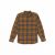 Shirt Caden Plaid Chestnut Brown Homme
