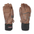 Gants de Ski/Snow Level Off Piste Leather Brown Homme