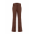 Women's 0820 Choco Brown Stretch Poivre Blanc Ski / Snow Pants