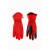 Poivre Blanc Stretch Ski Gloves 0870 Scarlet Red Femme