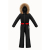 Girls' Poivre Blanc Overall 1031 Black Ski Suit