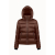 Doudoune Poivre Blanc Synthetic Down 1201 Choco Brown Femme