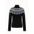 Poivre Blanc Knit Pullover 3551 Black Femme