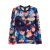 Women's Burton oak crewneck fleece floral blur sweatshirt