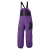 Burton Kids' Outbeam 3L Bib Imperial Purple / True Black Boy's ski / snow pants
