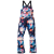 Pantalon de ski / snow Burton Reserve 2L Stretch Slim Bib Floral Blur Femme