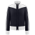 Poivre Blanc 4700 Oxford-Blue-White3 Jacket Women