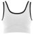 Women's Poivre Blanc 4740 White-Black Bra
