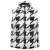 Sleeveless Coat Poivre Blanc 1205 Check Black Women's