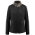 Women's Poivre Blanc 1701 Leopard Black3 Fleece Jacket