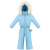 Girls' 1030 Starlight Blue Poivre Blanc Ski Dungarees