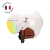 Casque de ski / snow Diezz Major Photochromique Blanc Brillant Nacre Femme