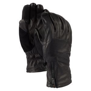 Men's Burton Leather Tech Black Ski / Snow Gloves